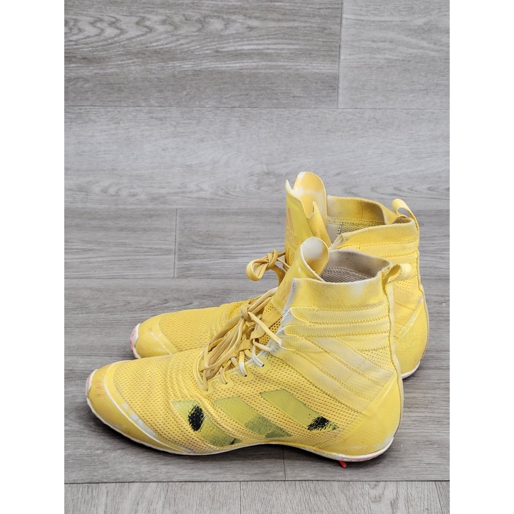 Adidas Speedex 20 Boxing Shoes Men's Size 8 Yellow Black Training GV9974